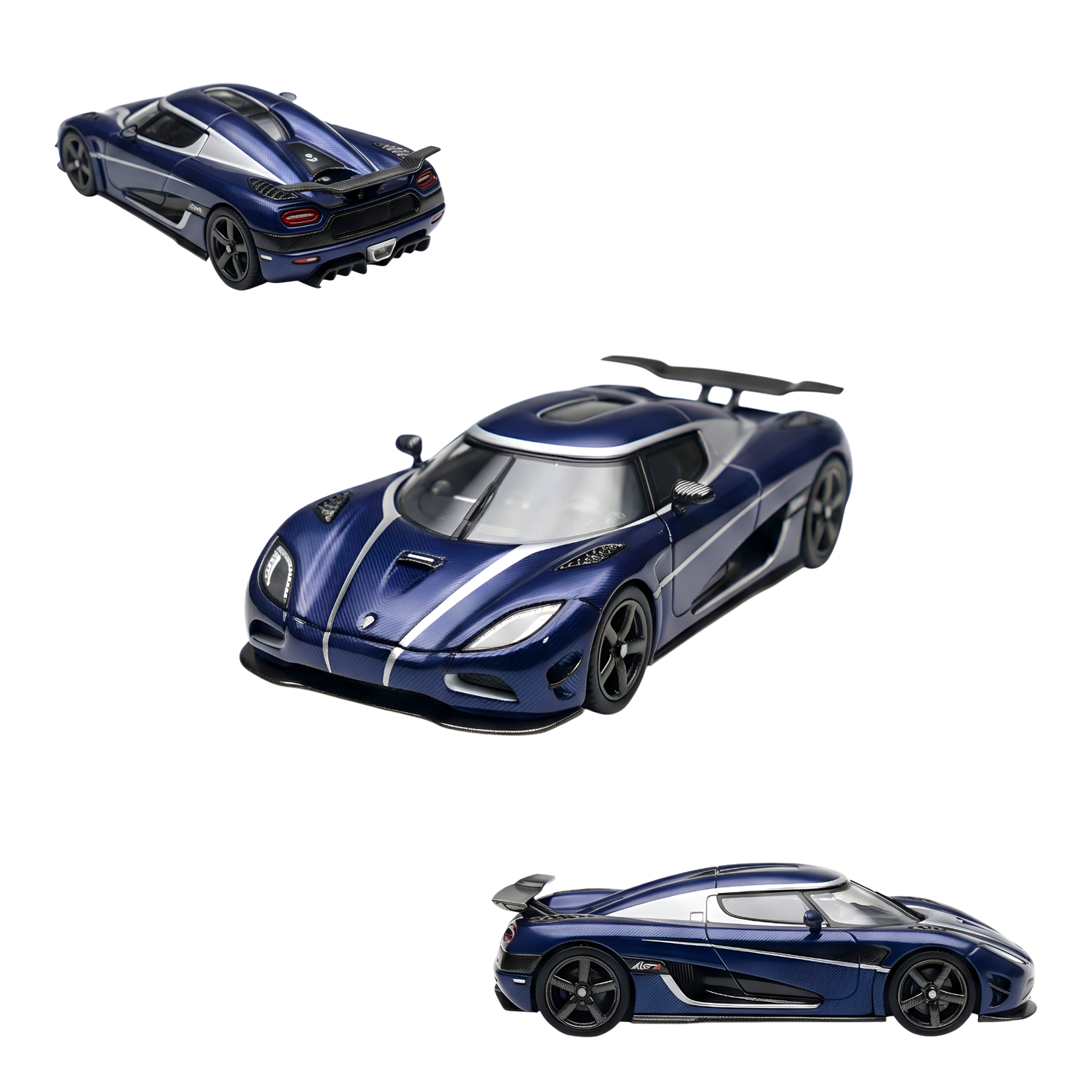VMB Koenigsegg Agera R Blue Carbon 1:64 - Image 1