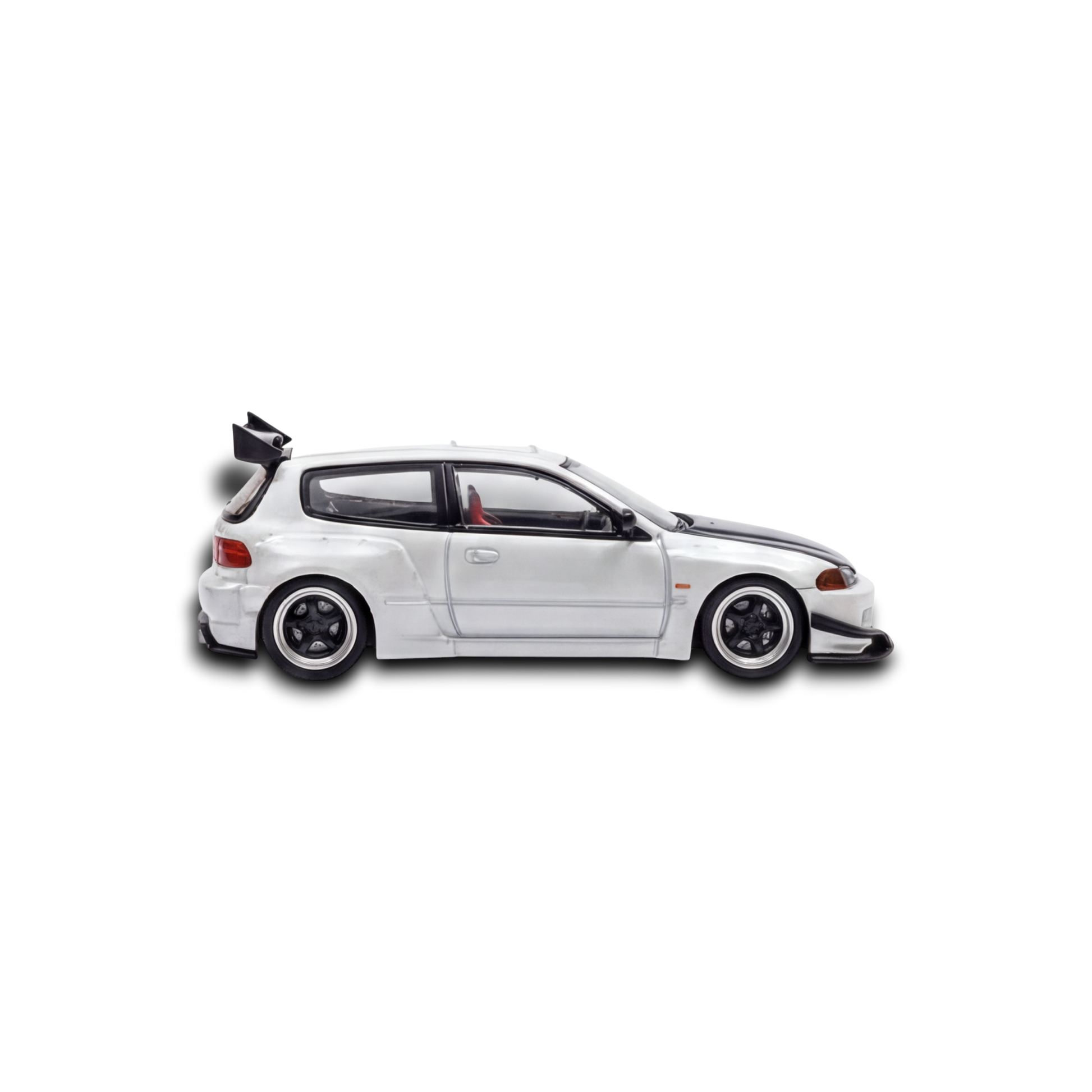YM Model Honda Civic EG4 White Carbon 1:64 - Image 4