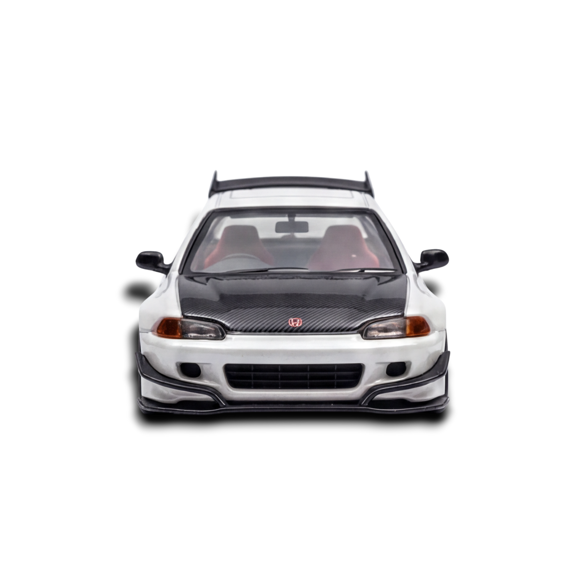 YM Model Honda Civic EG4 White Carbon 1:64 - Image 5