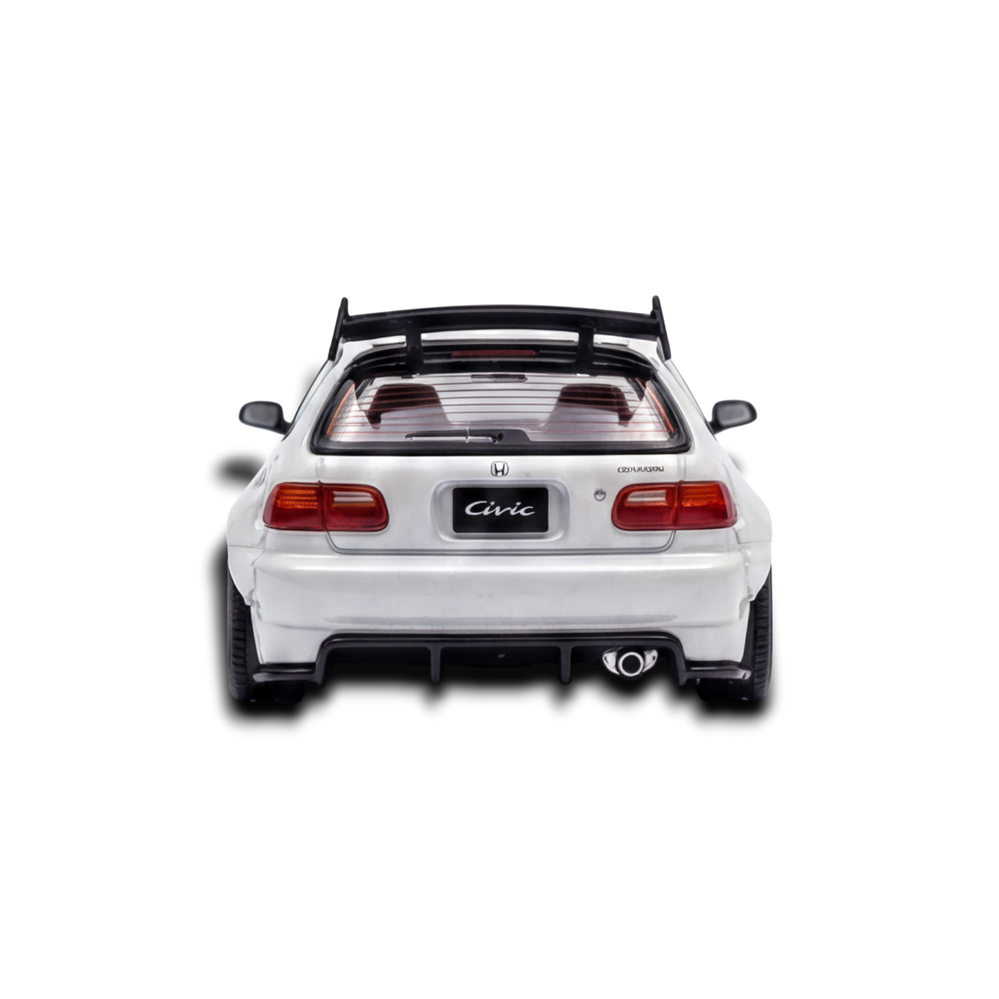 YM Model Honda Civic EG4 White Carbon 1:64 - Image 6