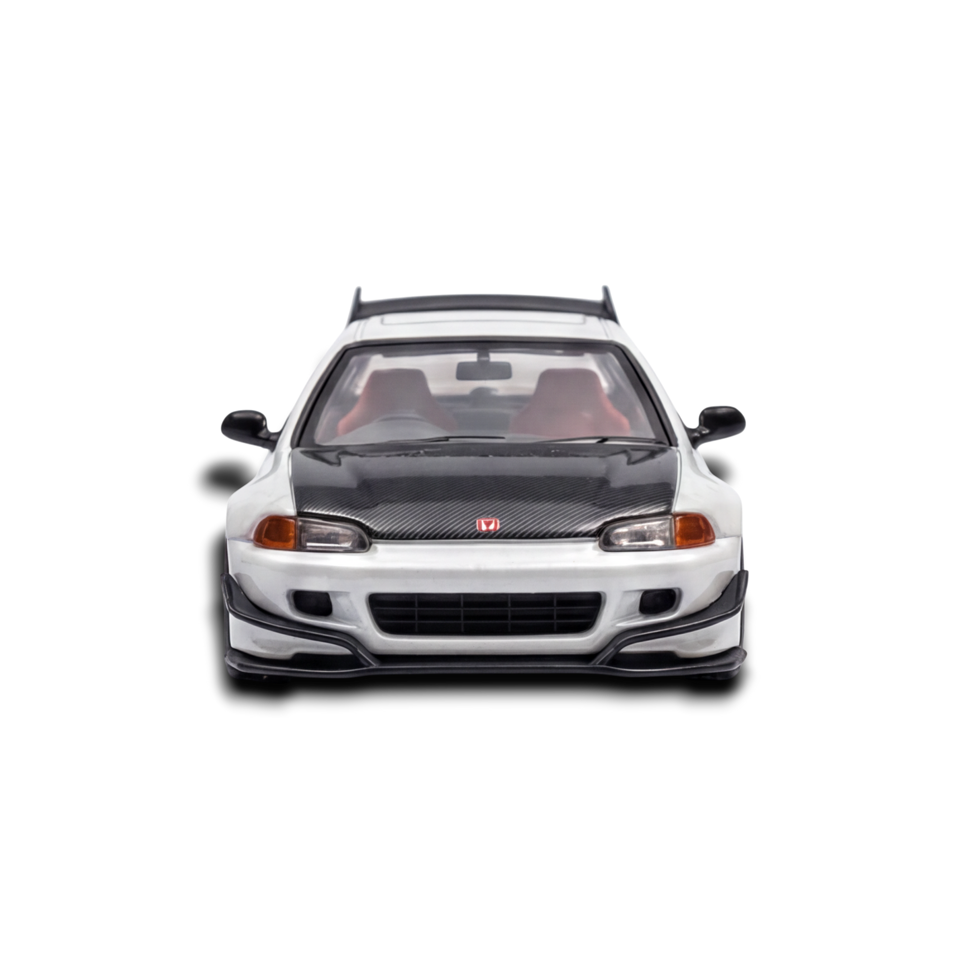 YM Model Honda Civic EG4 White Carbon 1:64 - Image 7