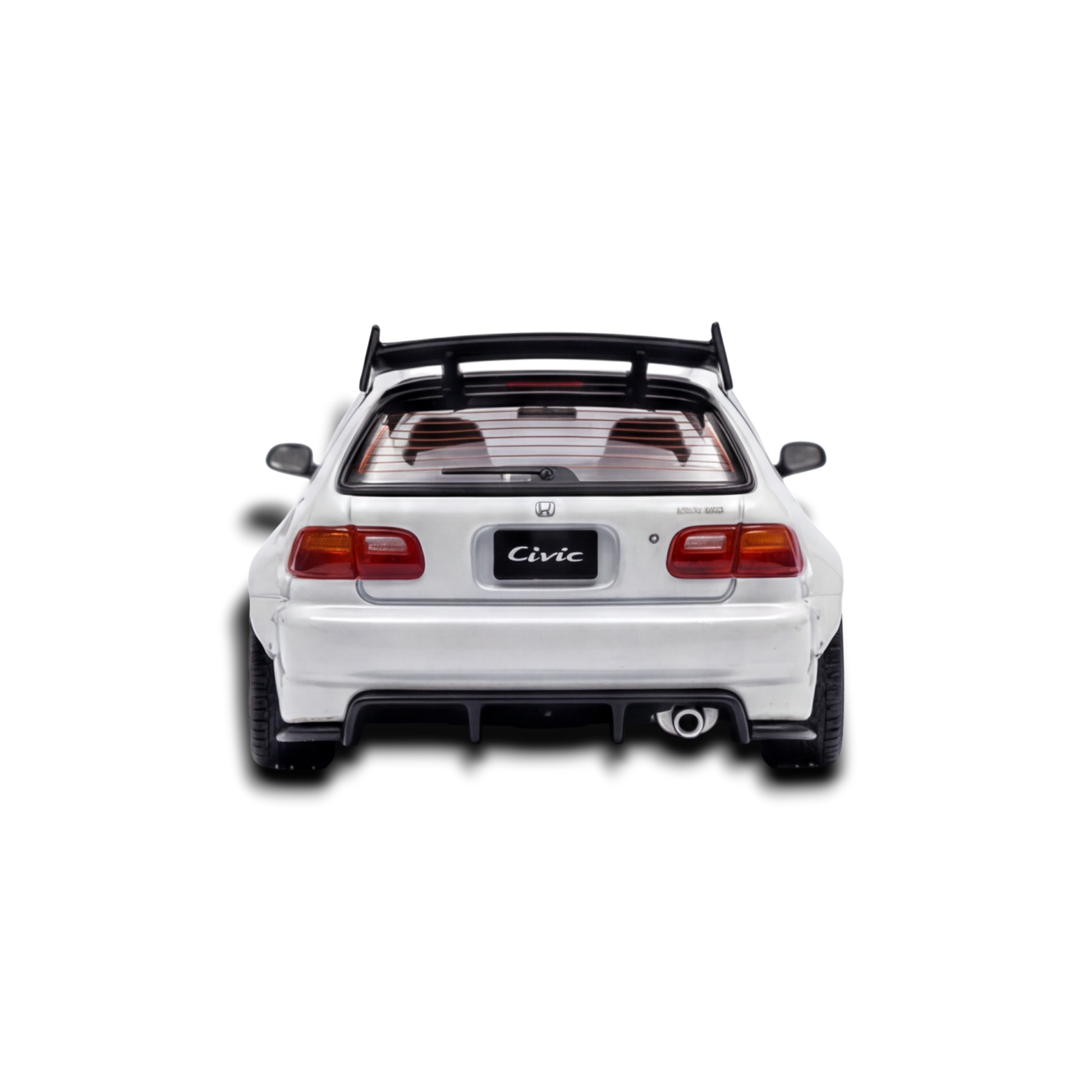 YM Model Honda Civic EG4 White Carbon 1:64 - Image 8