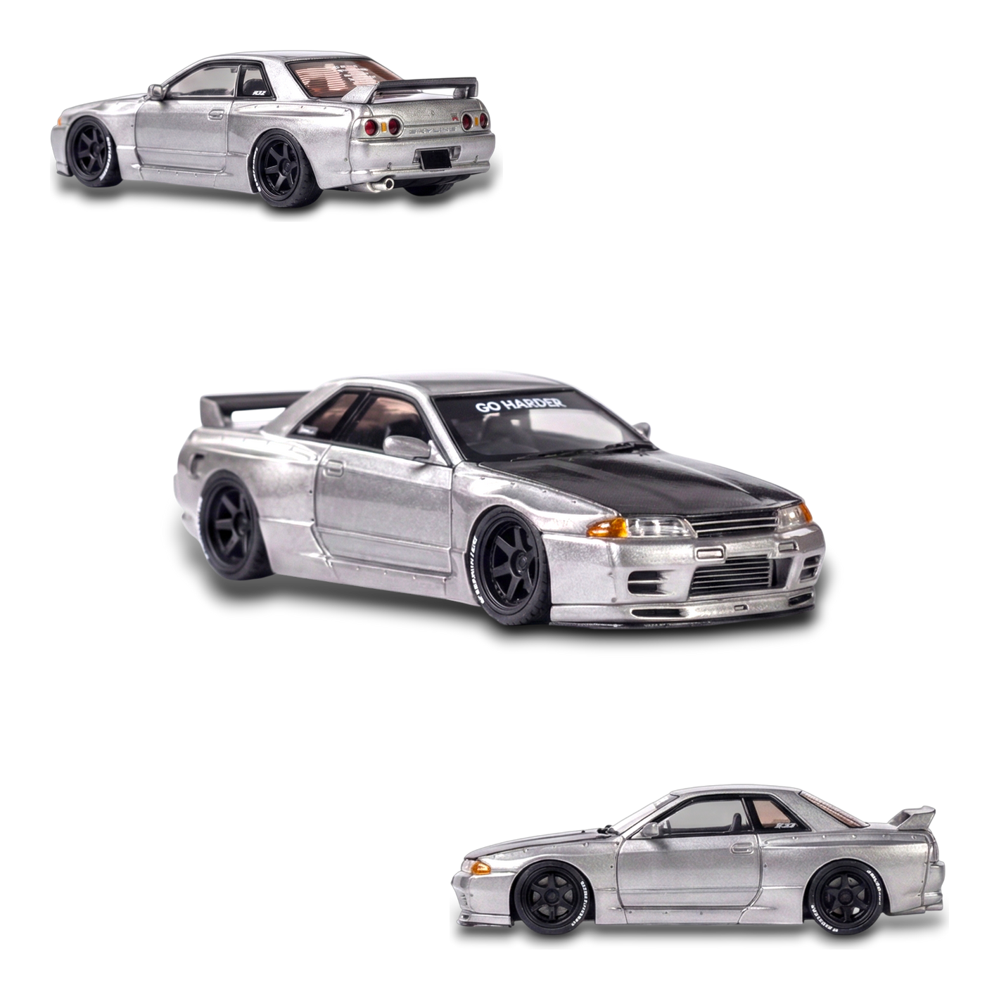 404ERROR R32 Rocket Rabbit - Silver 1:64 - Image 1