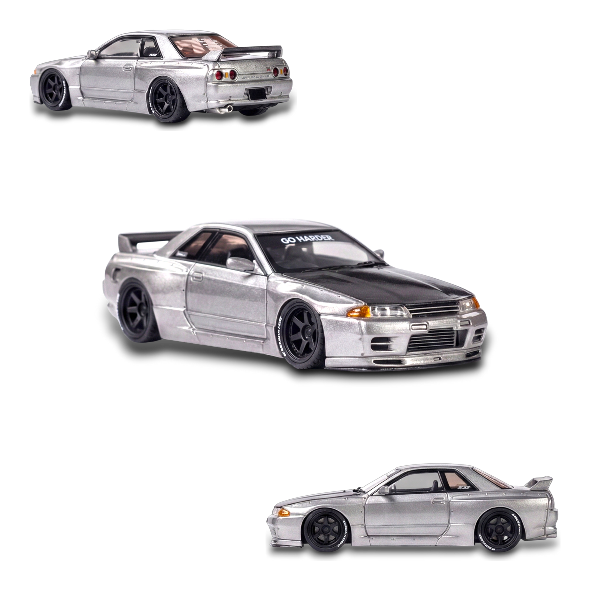 404ERROR R32 Rocket Rabbit - Silver 1:64 - Image 1