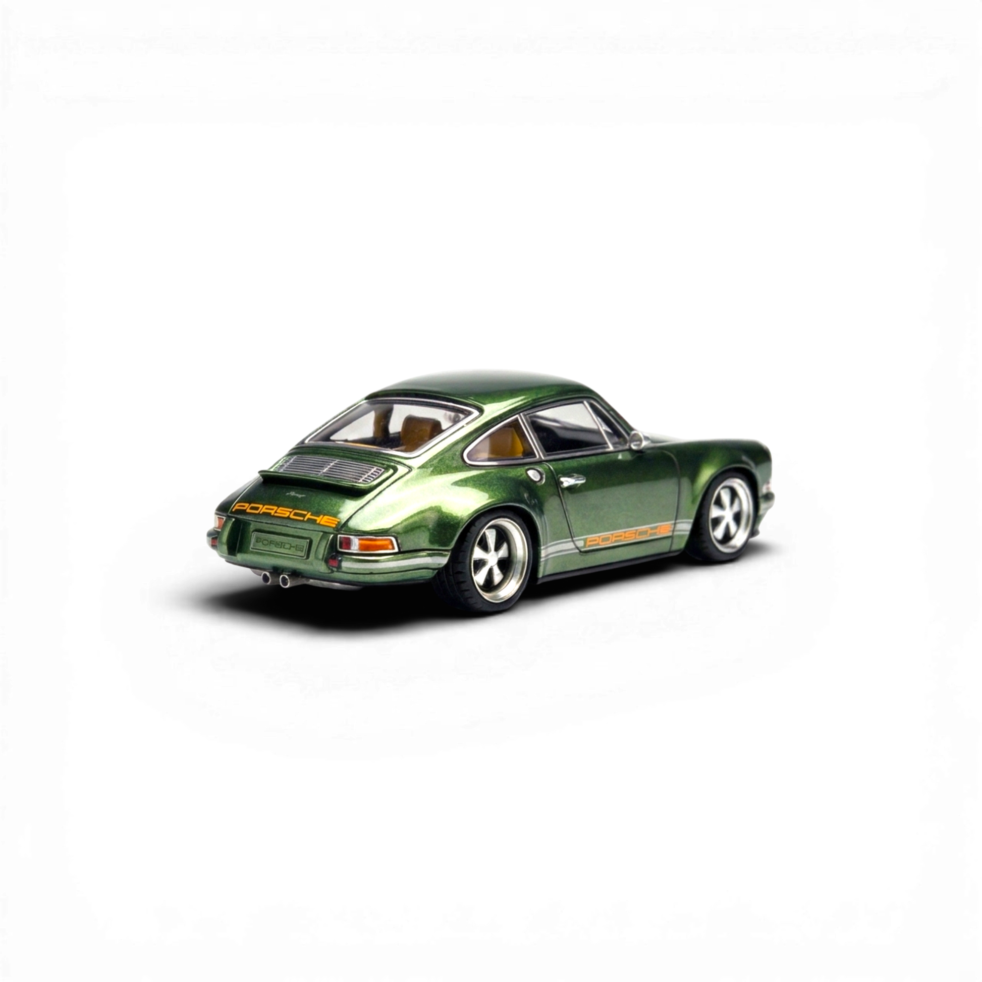 (Pre-Order) Zincit Model Singer Coupe - Metallic Oak Green 1:64 - Image 3