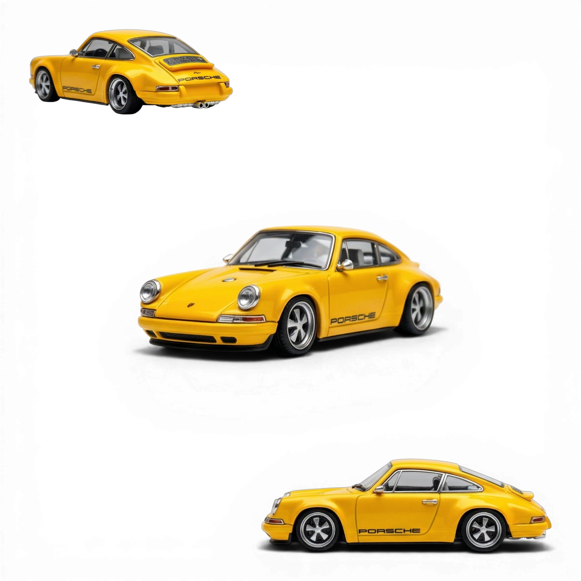 (Pre-Order) Zincit Model Singer Coupe - Yellow 1:64 - Image 1