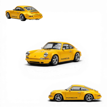 (Pre-Order) Zincit Model Singer Coupe - Yellow 1:64 - Image 1