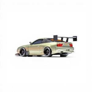 (Pre-Order) 404ERROR x Old School JDM Nissan 240SX Street Mod - Olive Green Metallic 1:64 - Image 1