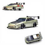 (Pre-Order) 404ERROR x Old School JDM Nissan 240SX Street Mod - Olive Green Metallic 1:64 - Image 5