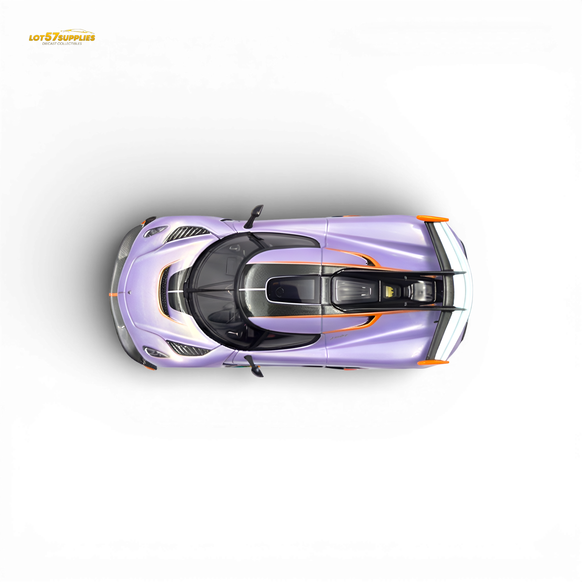 (Pre-Order) GRYNING Dre.A Jesko - Emerald Purple 1:64 - Image 8