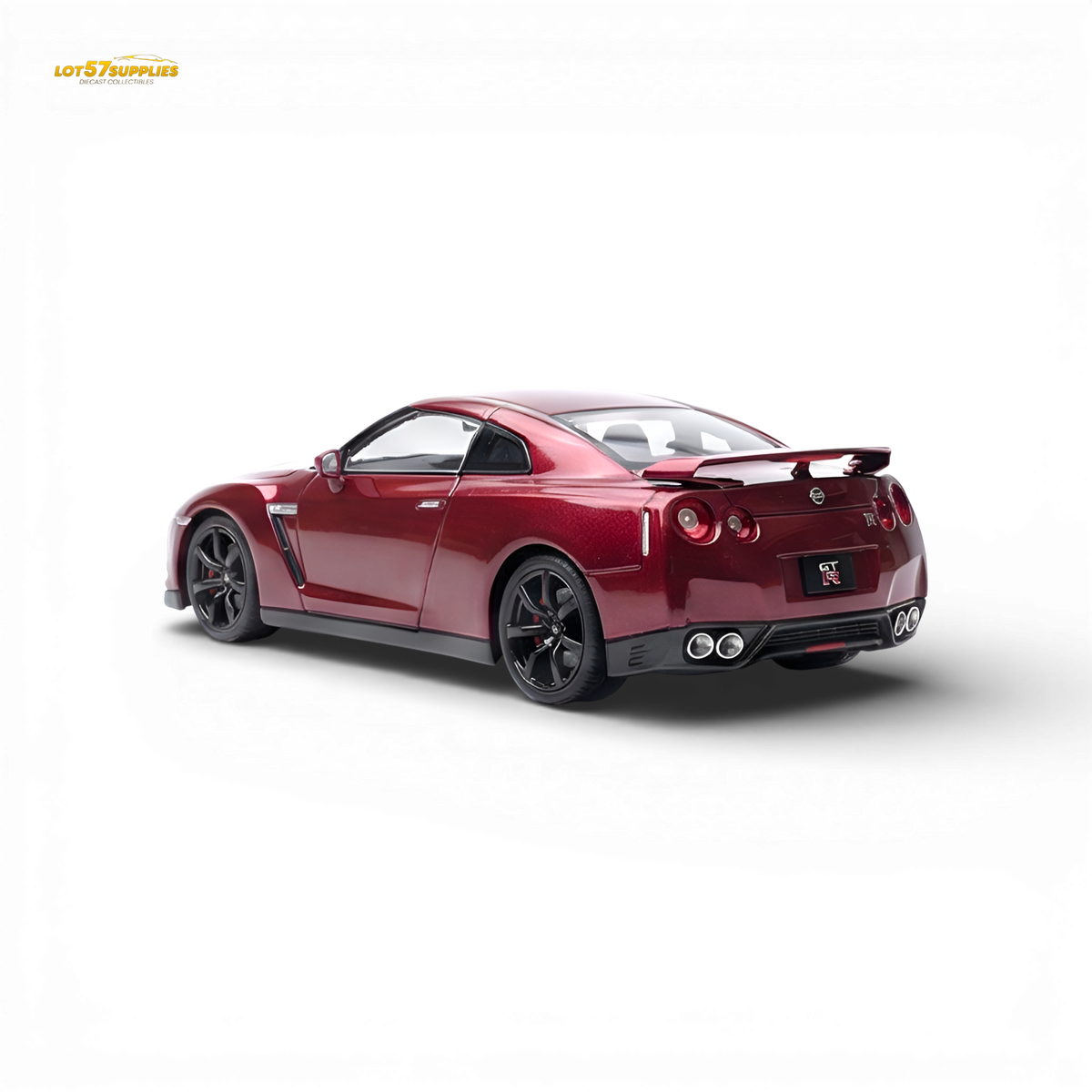 Focal R35 Focal Horizon Nissan GT-R R35 - Burgundy Red 1:64 | LOT57 DIECAST