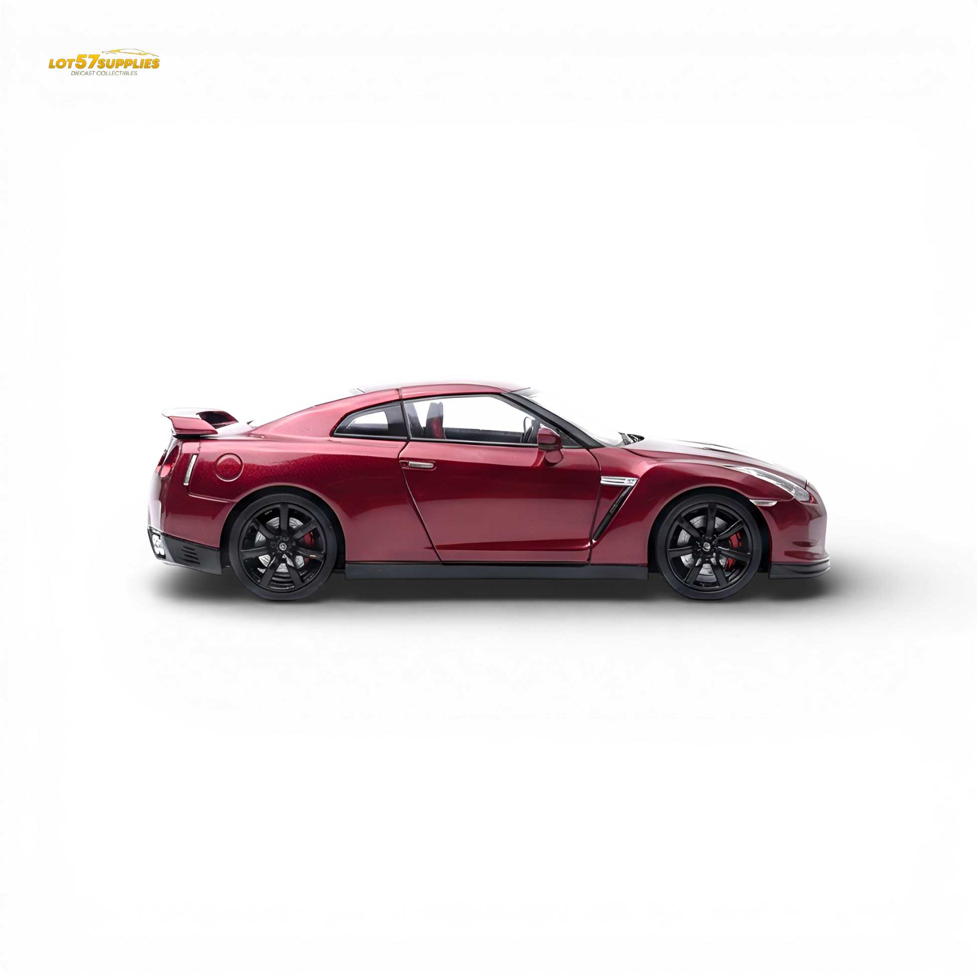 (Pre-Order) Focal Horizon Nissan GT-R R35 - Burgundy Red 1:64 - Image 3