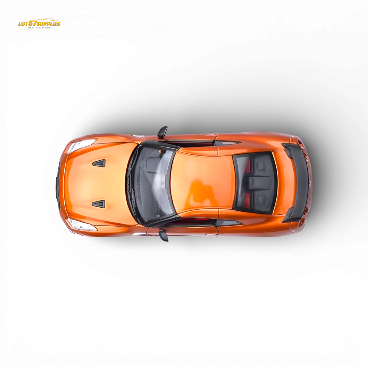 Focal R35 Focal Horizon Nissan GT-R R35 - Lava Orange 1:64 | LOT57 DIECAST