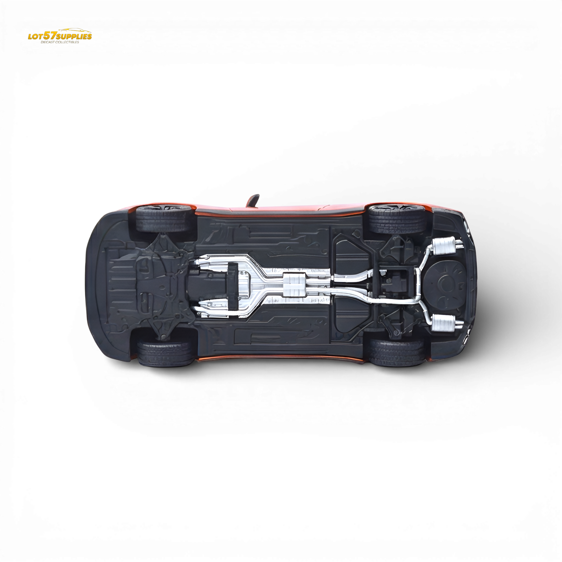 (Pre-Order) Focal Horizon Nissan GT-R R35 - Lava Orange 1:64 - Image 6