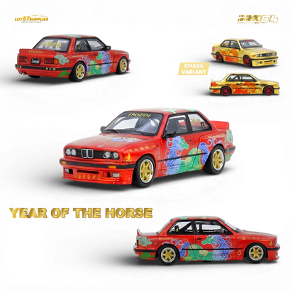 (Pre-Order) INNO64 Pandem Rocket Bunny BMW E30 Year of the Horse 2026 Limited 1:64 - Image 3