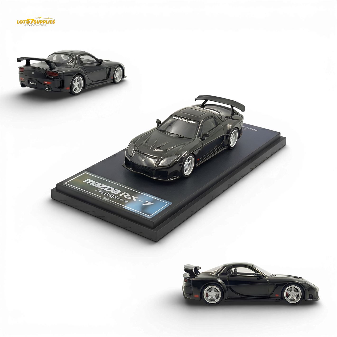 TimeMicro Mazda RX-7 VeilSide Black | Ordinary 1:64 - Image 5
