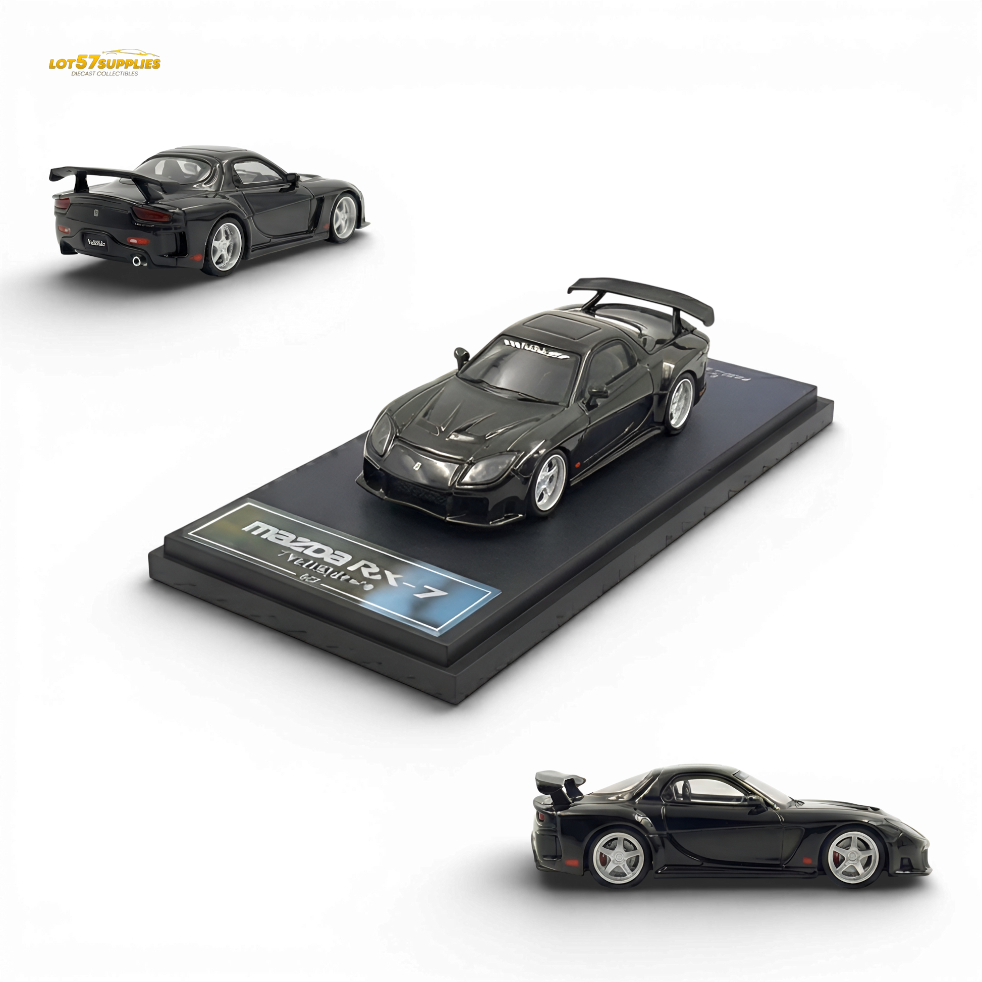 TimeMicro Mazda RX-7 VeilSide Black | Ordinary 1:64 - Image 5