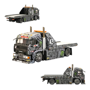 SW KamaZ Tow Truck Monster Livery Block Flatbed 1:64 - Image 1