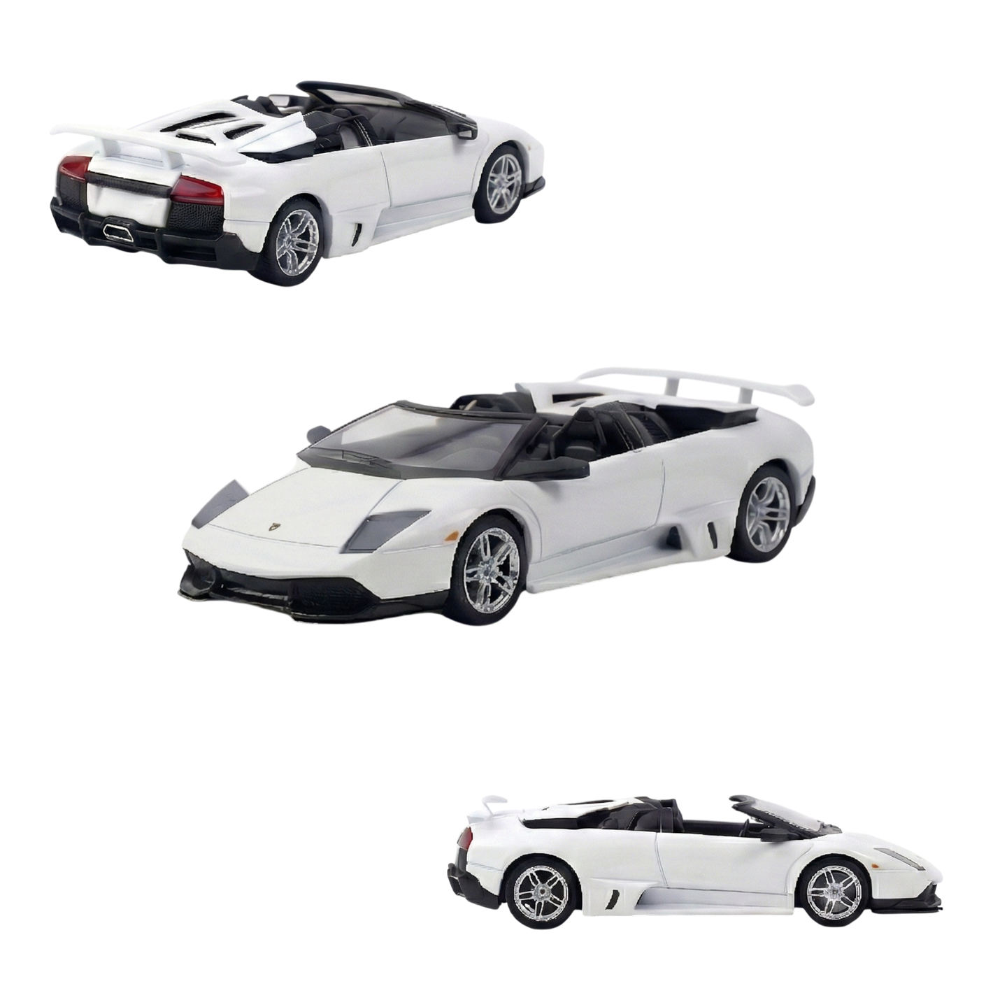 Phantom Knight Lamborghini Murcielago LP640 Roadster - White Bianco 1:64 - Image 1