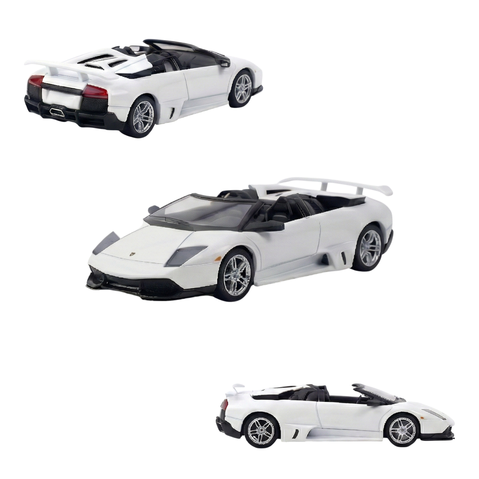 Phantom Knight Lamborghini Murcielago LP640 Roadster - White Bianco 1:64 - Image 1