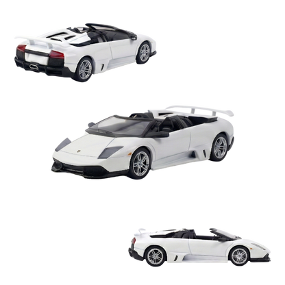 Phantom Knight Lamborghini Murcielago LP640 Roadster - White Bianco 1:64 - Image 1