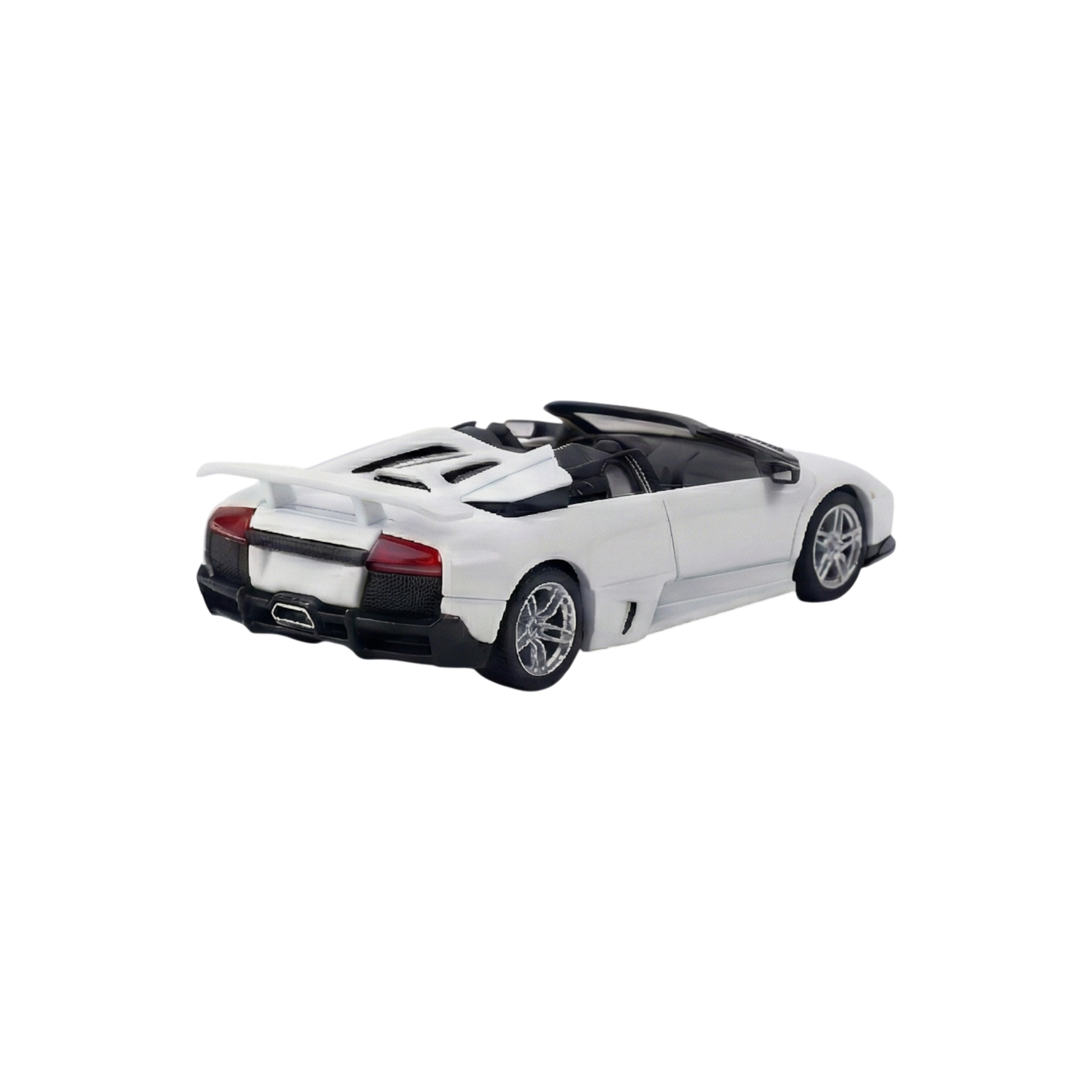Phantom Knight Lamborghini Murcielago LP640 Roadster - White Bianco 1:64 - Image 2