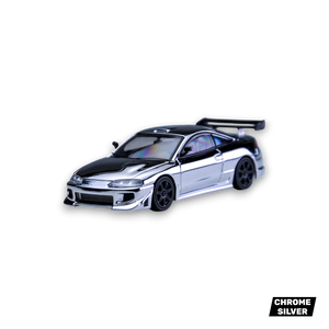 Transcend Mitsubishi Eclipse - Chrome Silver 1:64 - Image 1