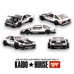 Mini GT x Kaido House Toyota AE86 Sprinter Trueno Kaido Street V1 1:64 - Image 1