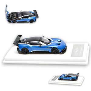 (Pre-Order) Fine Works Aston Martin Vulcan - Purpley Blue 1:64 - Image 1