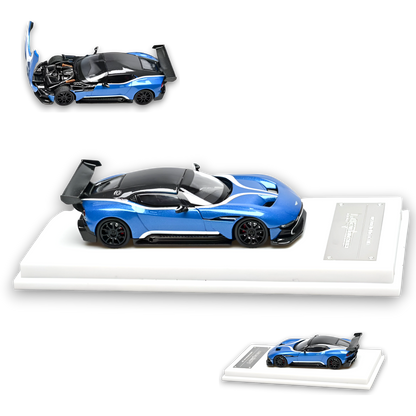 (Pre-Order) Fine Works Aston Martin Vulcan - Purpley Blue 1:64 - Image 1