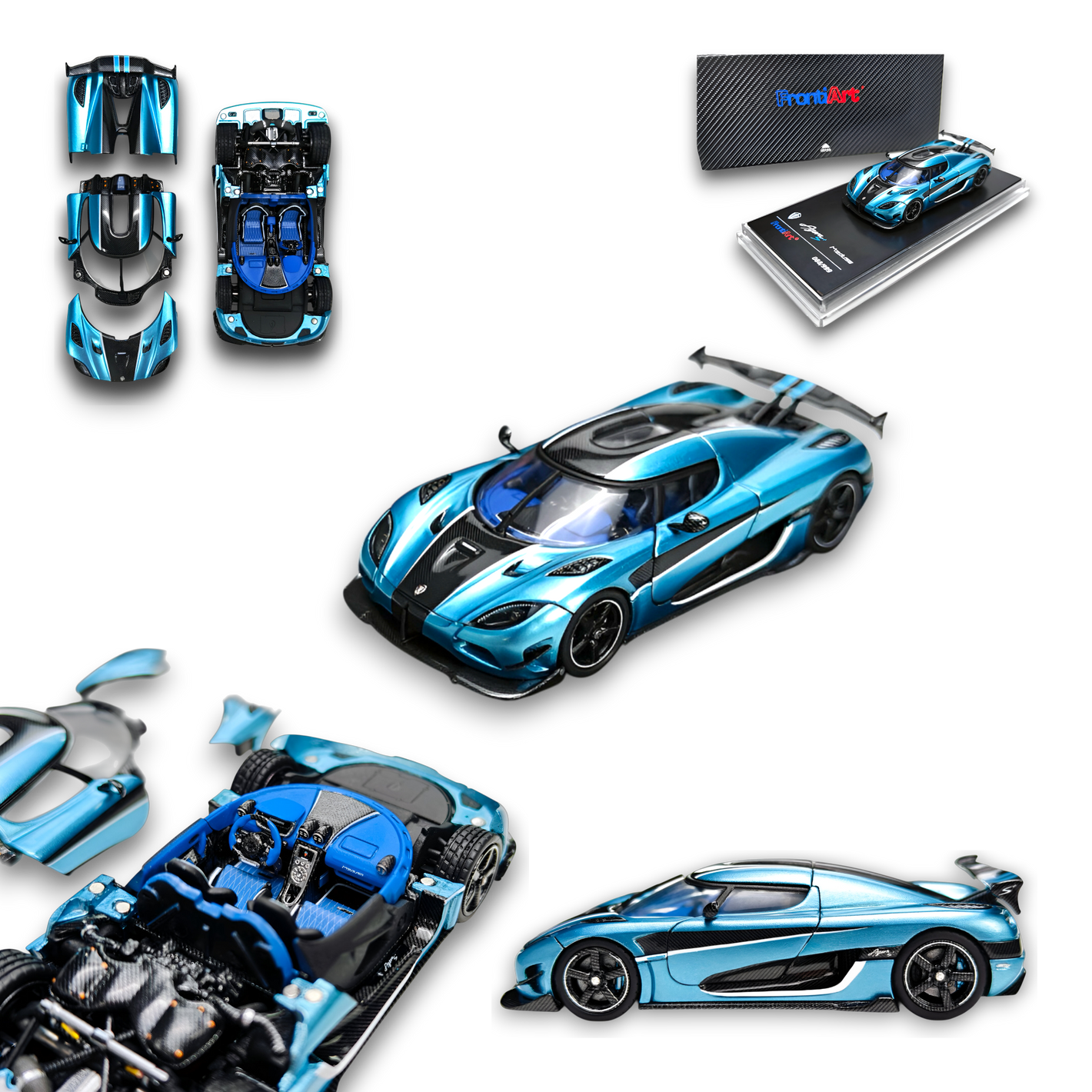 (Pre-Order) Frontiart Koenigsegg Agera S+ Medusa 1:64 - Image 1