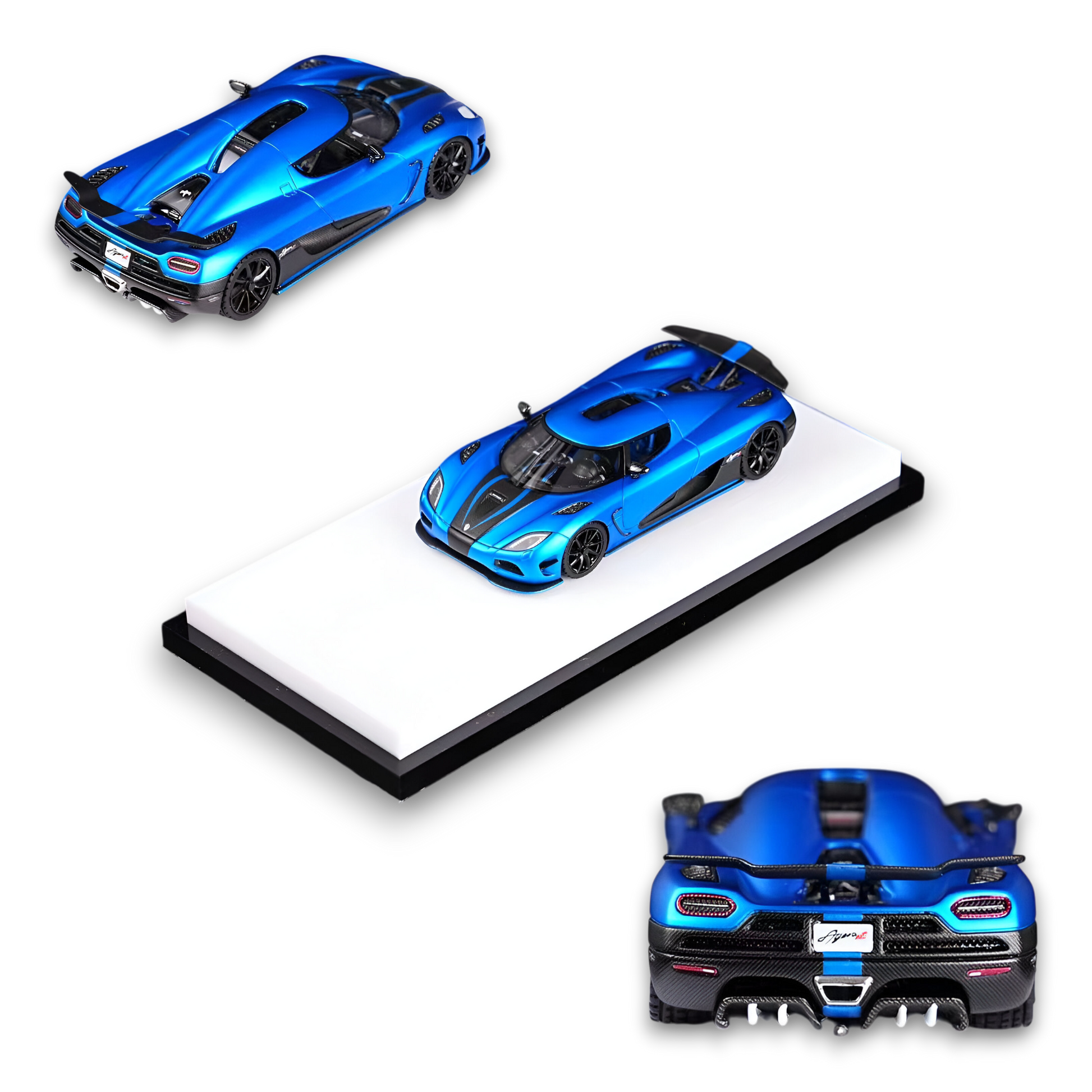 VMB Koenigsegg Agera R Matte Imperial Blue 1:64 - Image 3