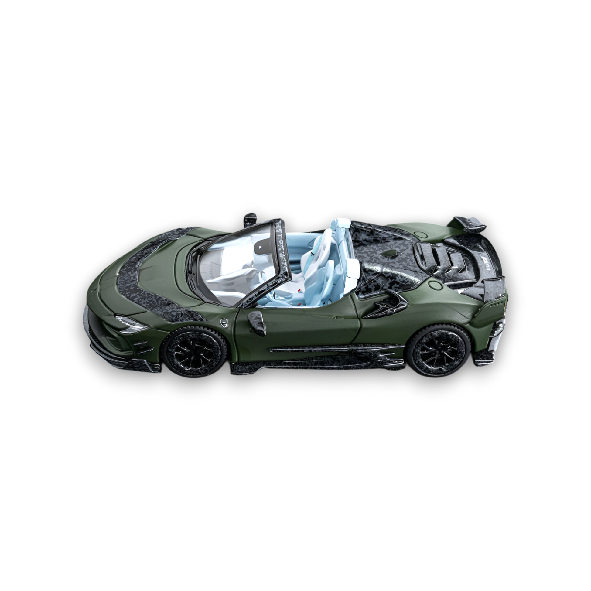 DCM Mansory SF90 F9XX - Military Green - Tiff Blue 1:64 - Image 2