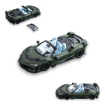 DCM Mansory SF90 F9XX - Military Green - Tiff Blue 1:64 - Image 3