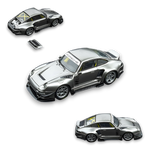 D.Bo x DCM Porsche 993 Punk Modified - Tungsten Silver 1:64 - Image 1