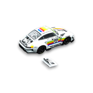 D.Bo x DCM Porsche 993 Punk Modified - White Apple 1:64 - Image 2