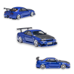 (Pre-Order) 404ERROR Nissan Skyline R34 Modified - Gulf Blue 1:64 - Image 1