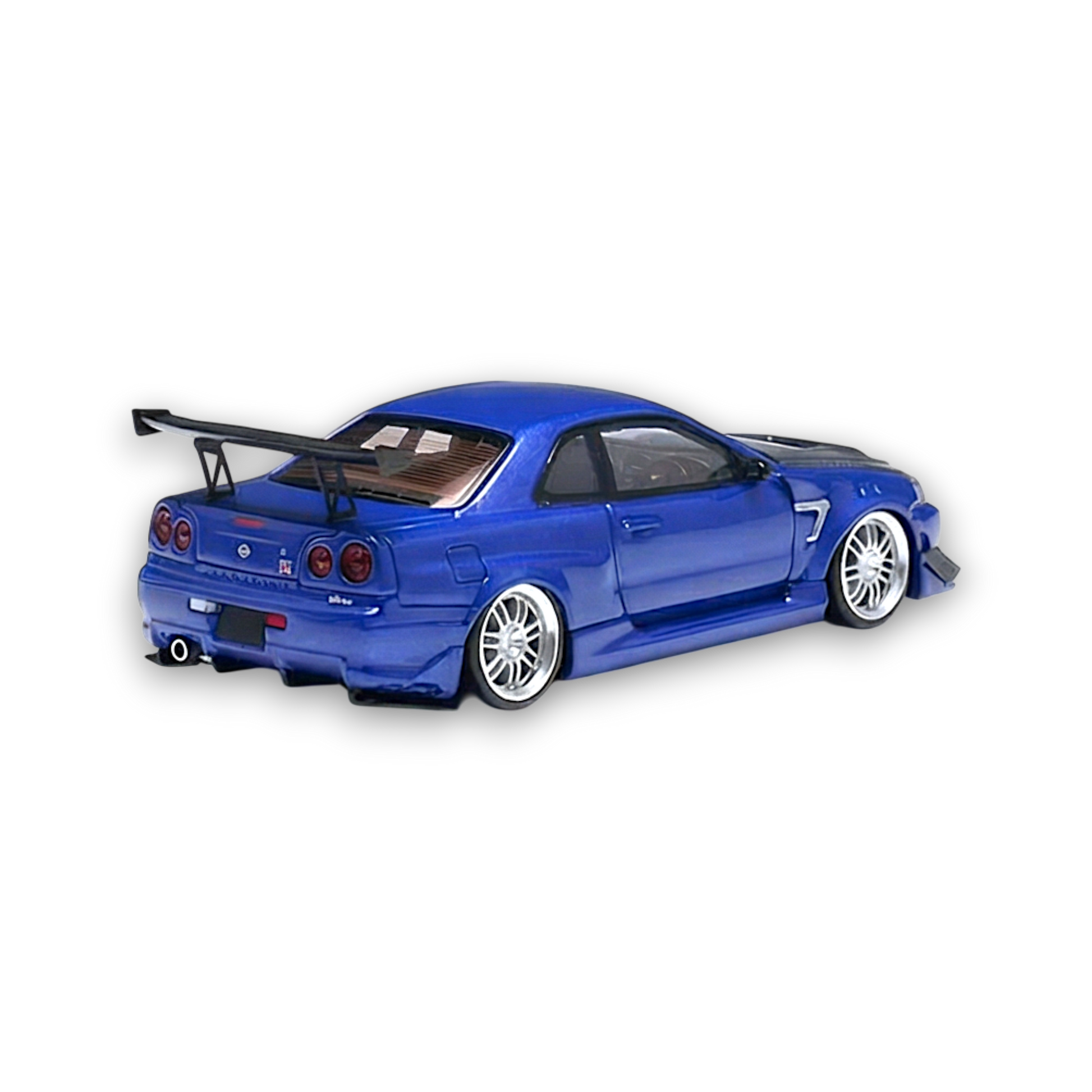 (Pre-Order) 404ERROR Nissan Skyline R34 Modified - Gulf Blue 1:64 - Image 2