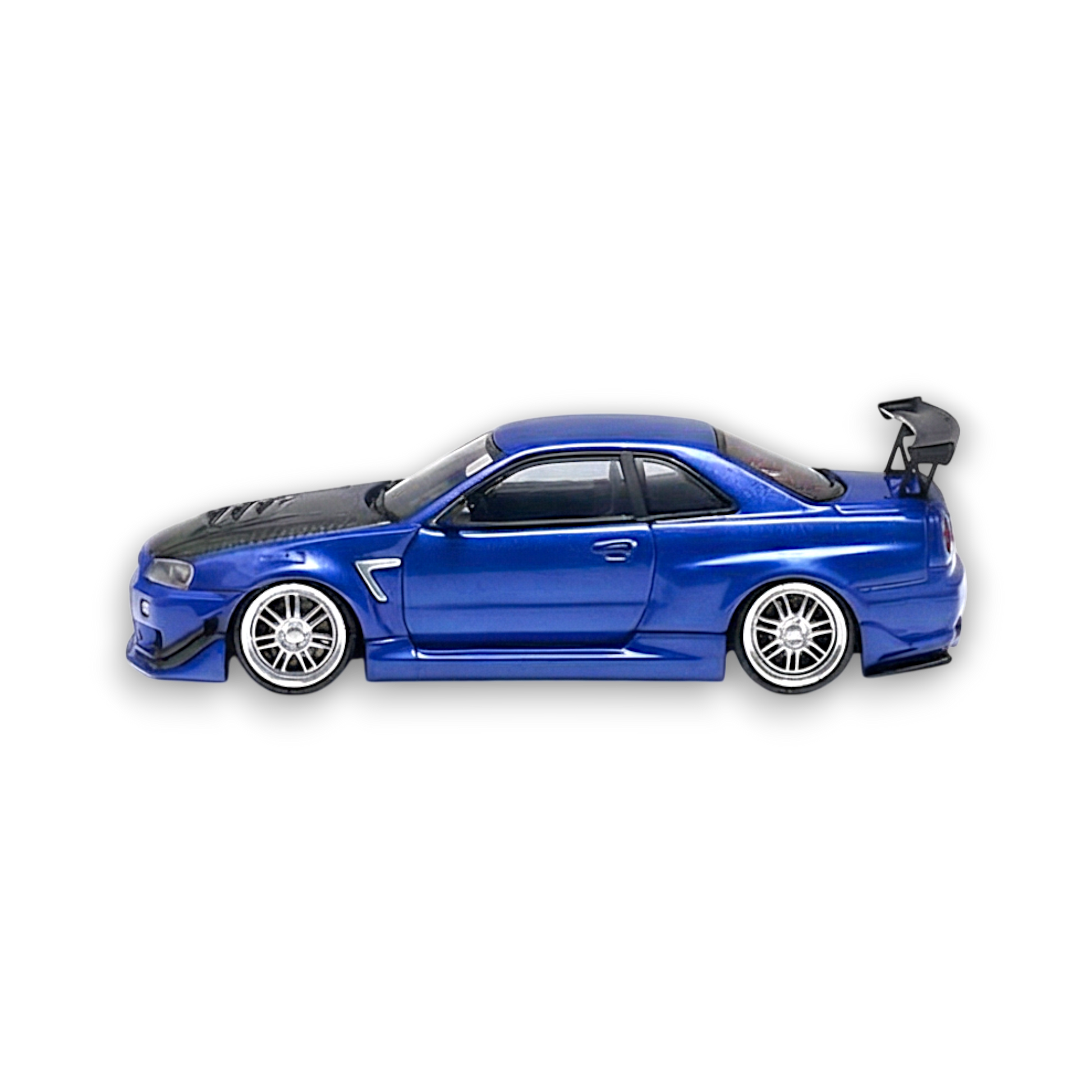 (Pre-Order) 404ERROR Nissan Skyline R34 Modified - Gulf Blue 1:64 - Image 3