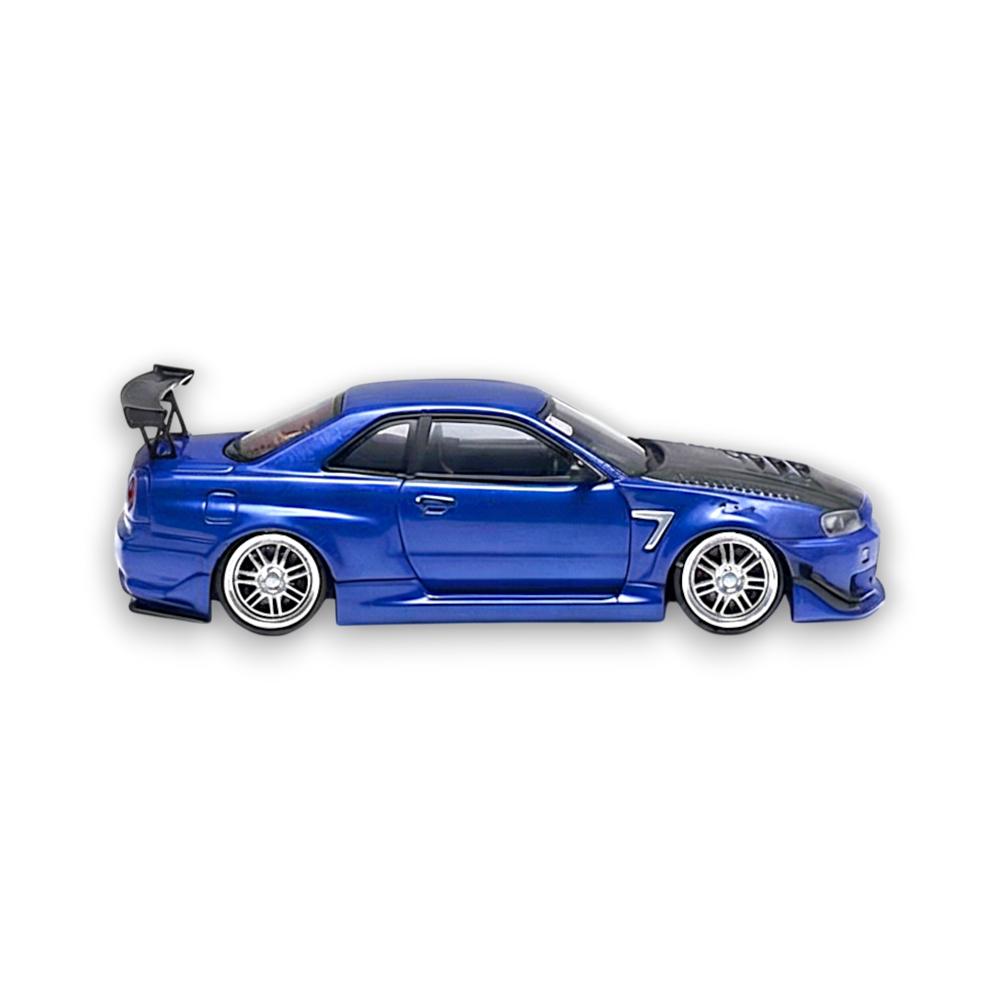 (Pre-Order) 404ERROR Nissan Skyline R34 Modified - Gulf Blue 1:64 - Image 4