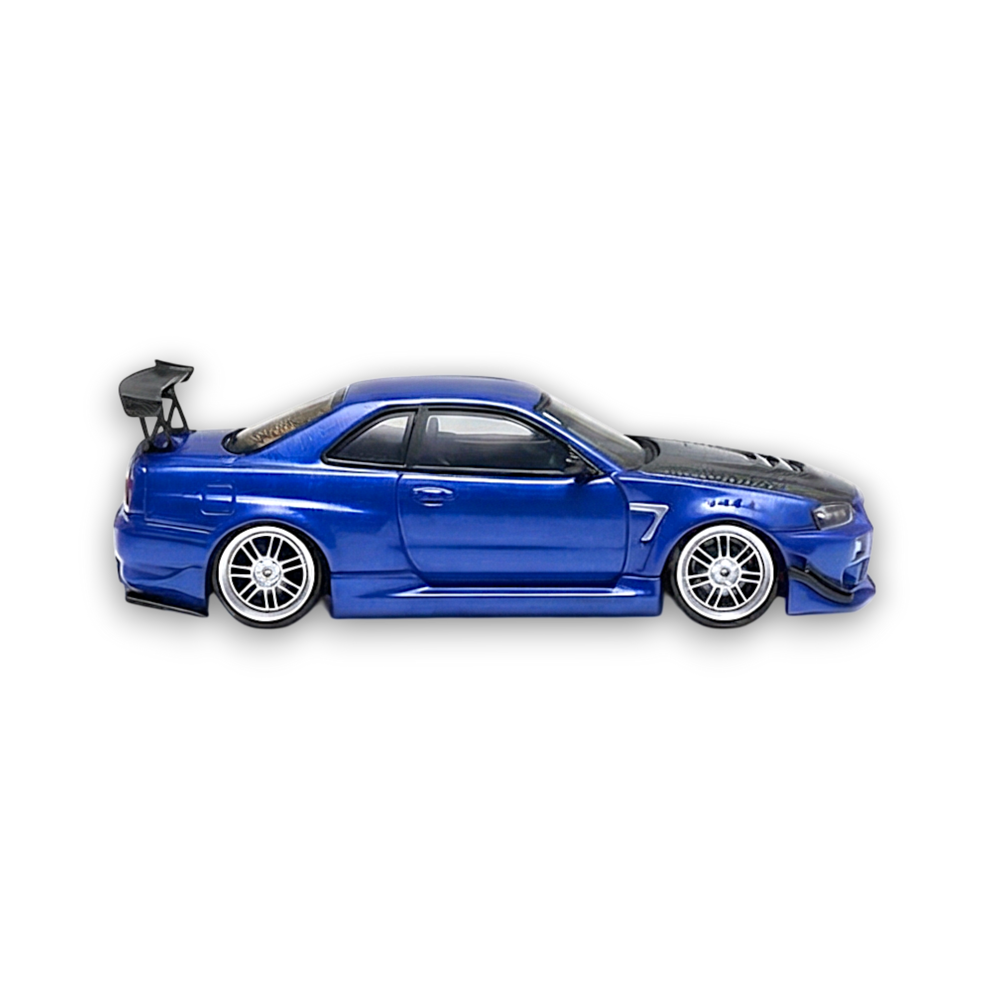 (Pre-Order) 404ERROR Nissan Skyline R34 Modified - Gulf Blue 1:64 - Image 6