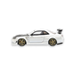 (Pre-Order) 404ERROR Nissan Skyline R34 Modified - Pearl White Carbon Hood 1:64 - Image 3