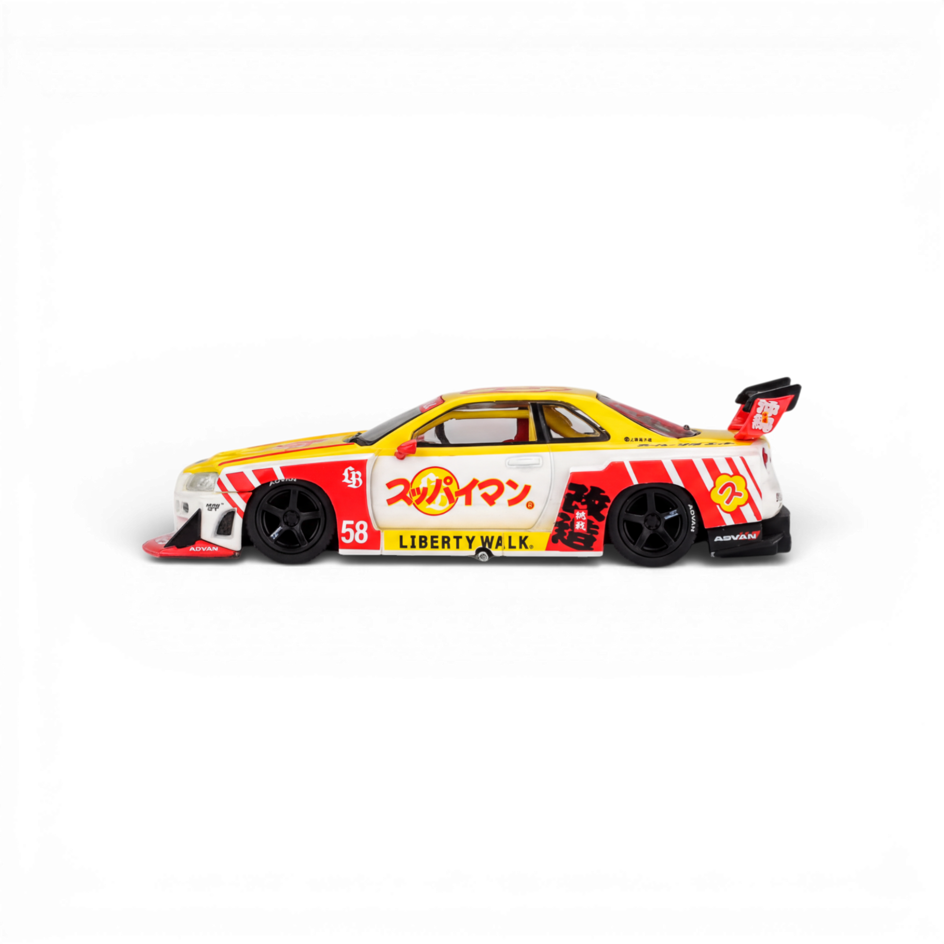 (Pre-Order) Mini GT Nissan LB-ER34 Super Silhouette SKYLINE - Suppaiman Okinawa 1:64 - Image 2