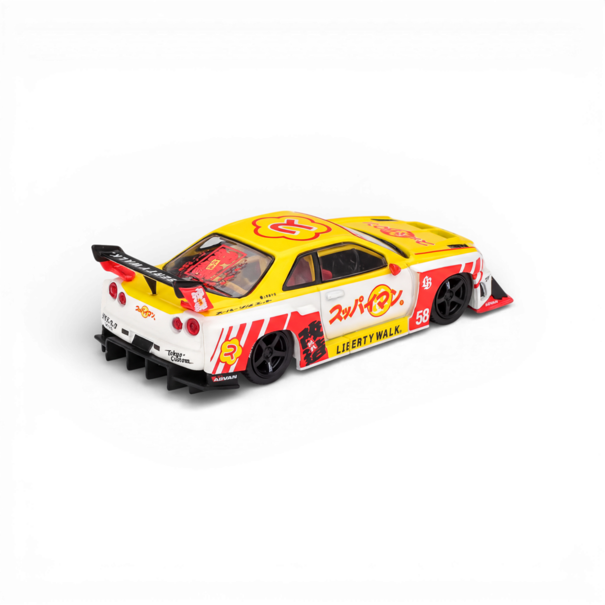 (Pre-Order) Mini GT Nissan LB-ER34 Super Silhouette SKYLINE - Suppaiman Okinawa 1:64 - Image 3