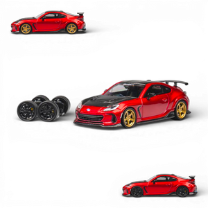 CM Model Subaru BRZ Varis Widebody - Metallic Red 1:64 - Image 1