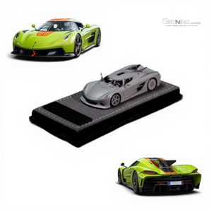 (Pre-Order) GRYNING Koenigsegg Jesko Absolut - Jesko Green-Sweet Mandarin 1:64 - Image 1