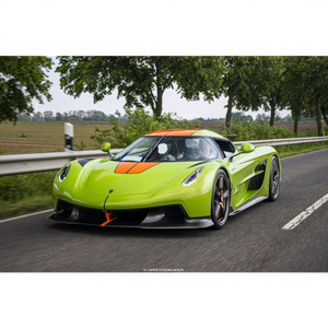 (Pre-Order) GRYNING Koenigsegg Jesko Absolut - Jesko Green-Sweet Mandarin 1:64 - Image 2