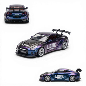 (Pre-Order) TPC LBWK GTR35 Custom - Midnight Blue Chameleon 1:64 - Image 1