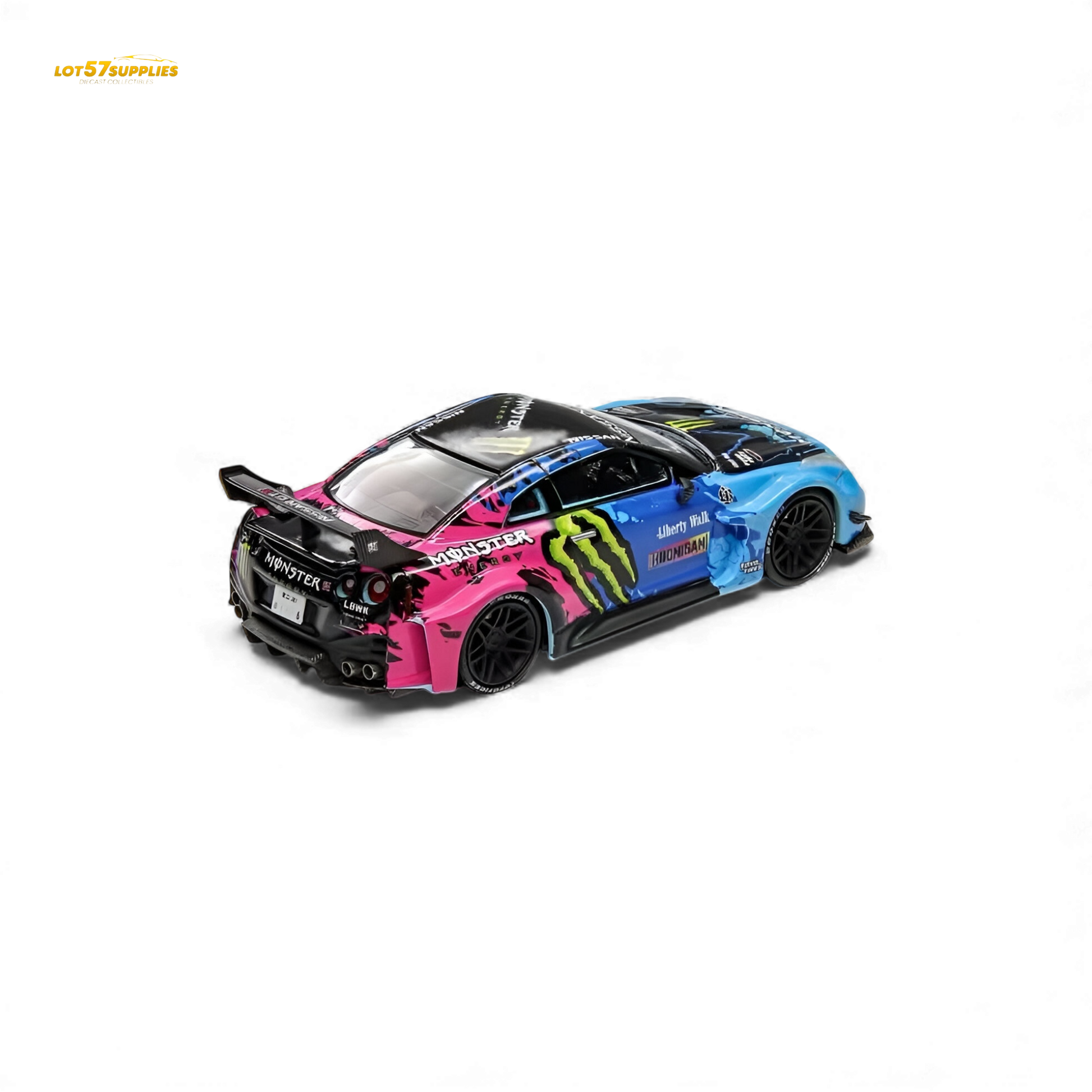 Demon King Auto Nissan GT-R R35 LBWK Monster Livery 1:64 Diecast Model
