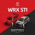 TimeMicro Subaru Impreza WRX-STI Red OR Silver 1:64